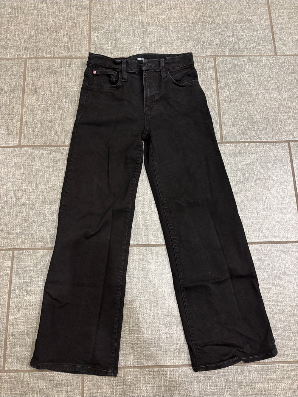 Hudson Jeans High-Rise Wide Leg Ankle Jeans
